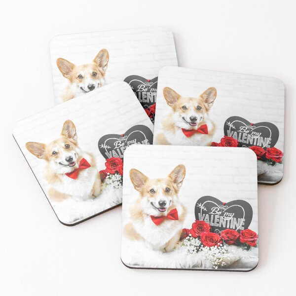 Item preview, AQUACORG: Corgi Valentine's Day designed and sold by kmkmonkay.
