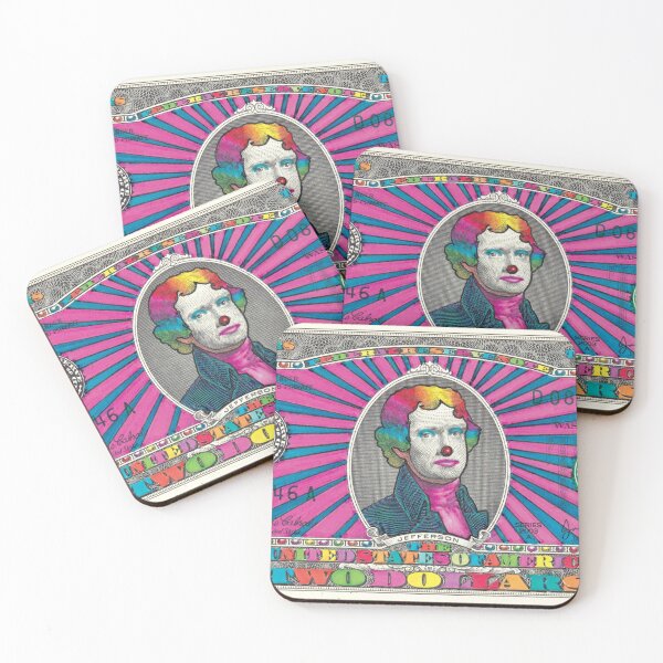 Item preview, Funny Money Two Dollars Thomas Jefferson (Blue & Pink) designed and sold by JoshUsmani.