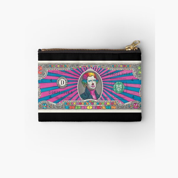Item preview, Funny Money Two Dollars Thomas Jefferson (Blue & Pink) designed and sold by JoshUsmani.