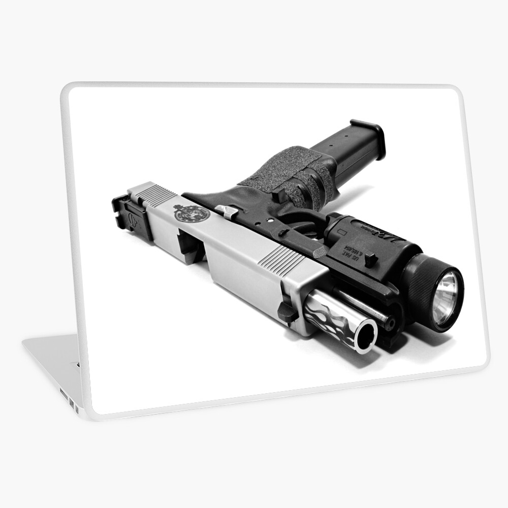 Custom Gun Laptop Skin