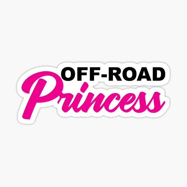 Off-Road Princess Sticker