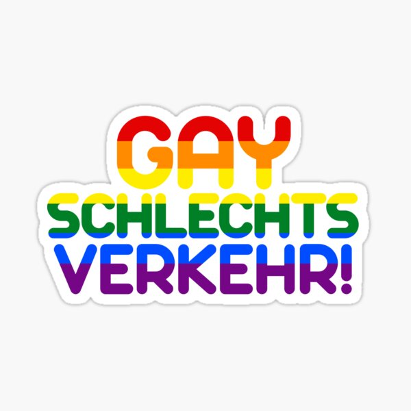 Gayschlechtsverkehr (bunt) Sticker