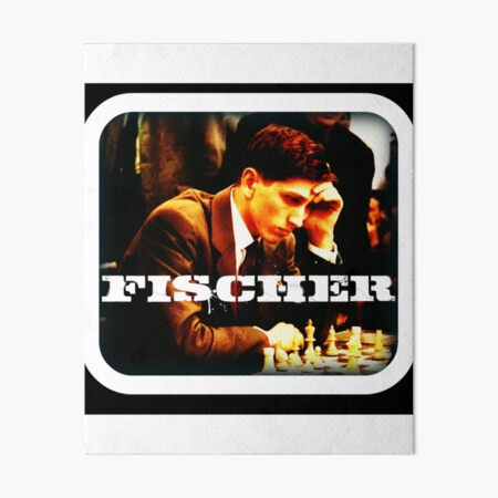 Bobby Fischer King of Chess Art Board Print by LoveGalBlackTan