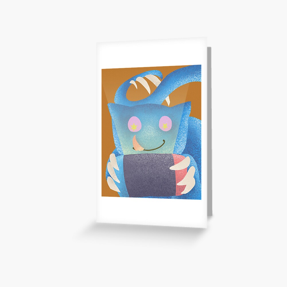 Switch gaming monster Greeting Card
