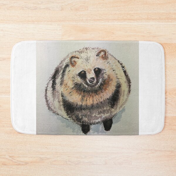 Item preview, Fluffy, chubby tanuki (raccoon dog) designed and sold by Tanuki-Time.