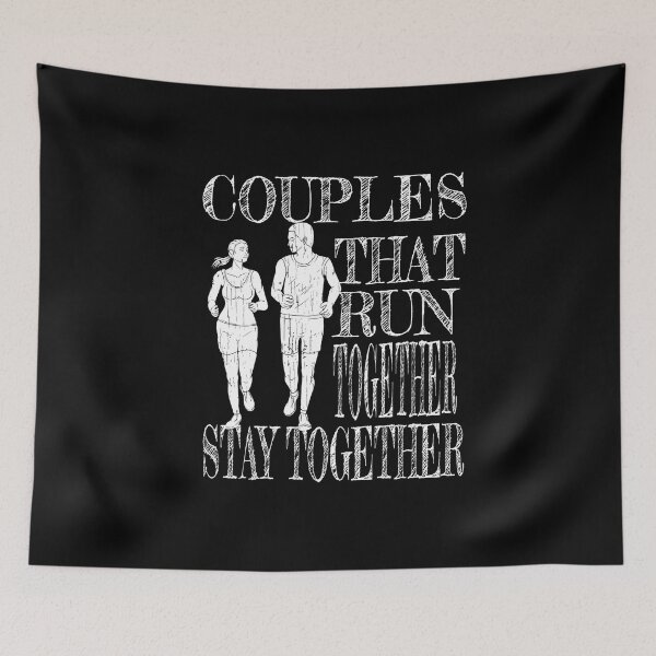 Item preview, Couples That Run Together Stay Together graphic designed and sold by RedmonsDesigns.