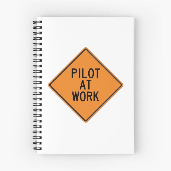 Item preview, Pilot at Work Funny Warning Gift designed and sold by Wurmbone.