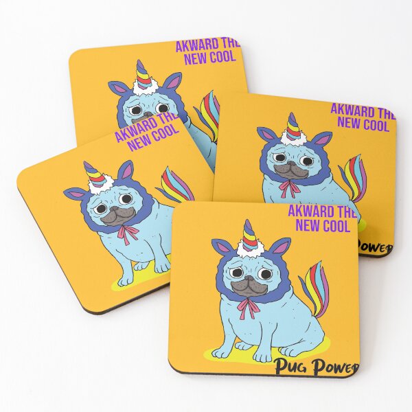 Item preview, Pug Power Akward The New Cool designed and sold by tawanmaurice.