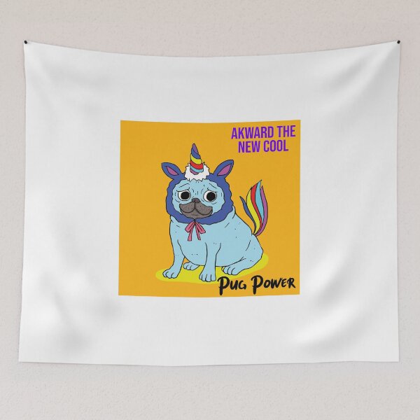 Item preview, Pug Power Akward The New Cool designed and sold by tawanmaurice.