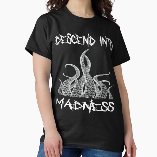 Item preview, Descend Into Madness Cthulhu Tentacle Design designed and sold by PopsTees.