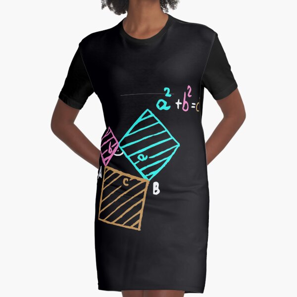 #Formula, #Mathematics, #Equation, #Imaginary, Complex Number, Mathematician, Trigonometric, Functions Graphic T-Shirt Dress