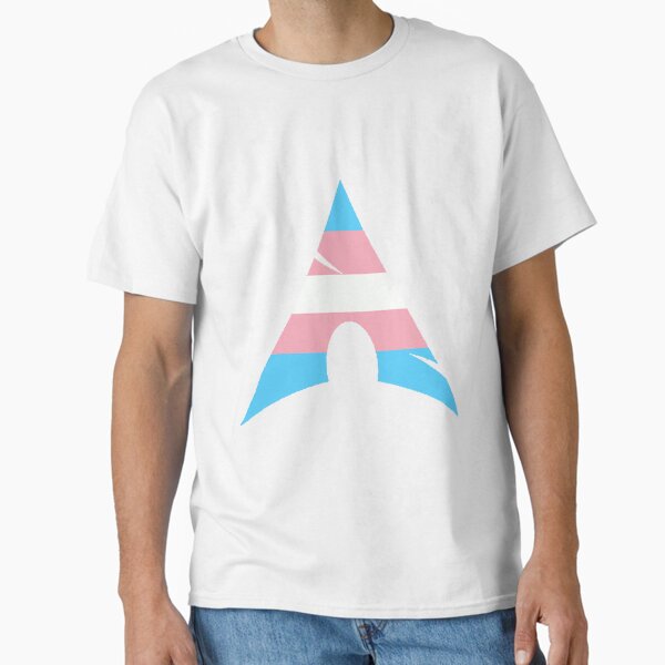 Artikel-Vorschau von Transgender Pride Flag Arch Linux-Logo, designt und verkauft von LaniakeaOsc.