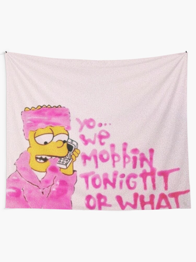Alternate view of WE MOBBIN? Tapestry