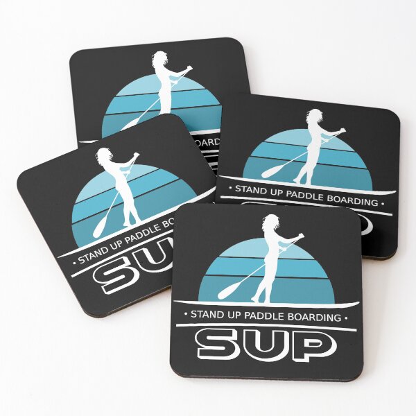 Item preview, SUP Stand up paddleboarding sunset designed and sold by wollop-tee.