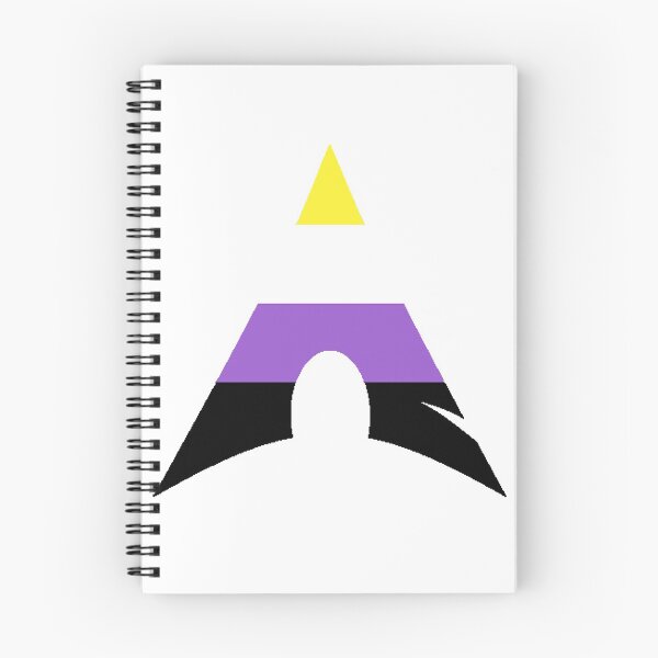 Item preview, Nonbinary pride flag Arch linux Logo designed and sold by LaniakeaOsc.