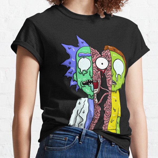 Rick and Morty melting Classic T-Shirt