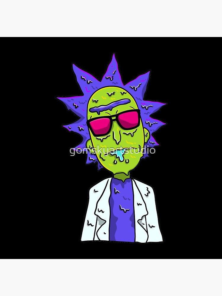 Rick and Morty melting by gomskyartstudio