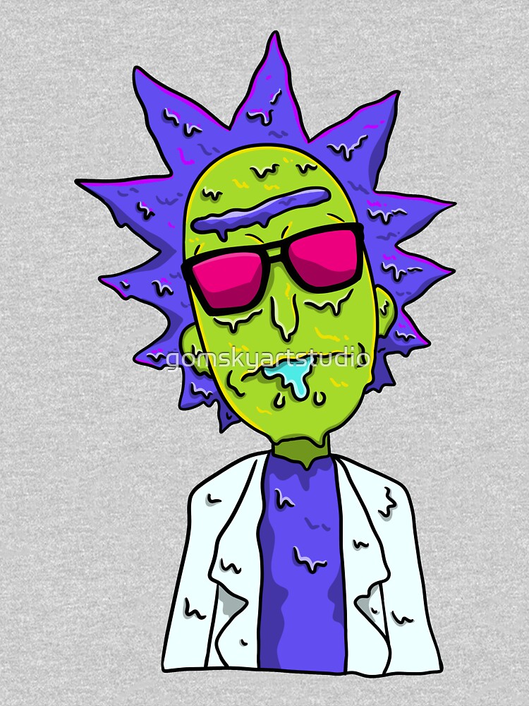 Rick and Morty melting by gomskyartstudio