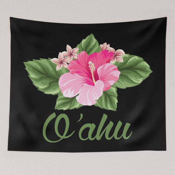 Item preview, Oahu Hawaii Hawaiian Hibiscus Flower designed and sold by SportsT-Shirts.