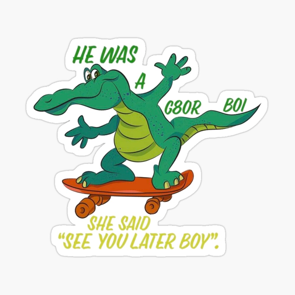 He Was A G8or Boi Photographic Print By Freakyferry Redbubble - sk8r boi cap roblox