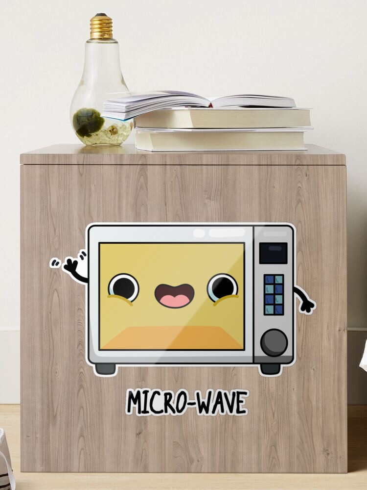 Microwave Cute Appliance Pun Art Print