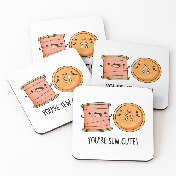 Item preview, You're Sew Cute Sewing Puns  designed and sold by punnybone.