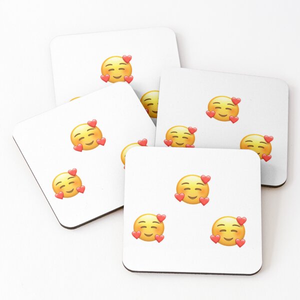 Item preview, Heart Face Emoji Sticker Pack designed and sold by Hallie Walker.
