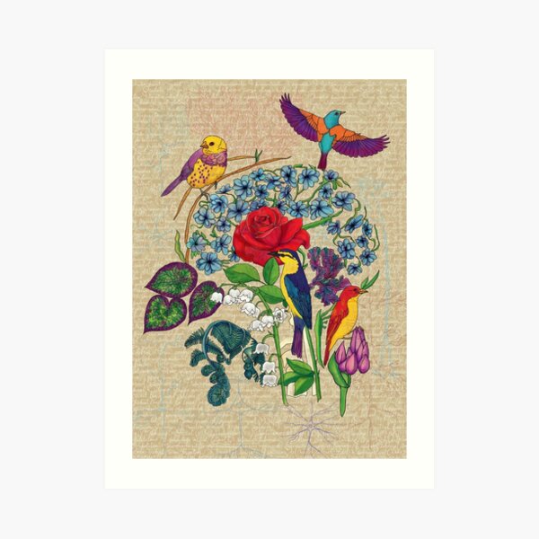 Bird/Brain Art Print