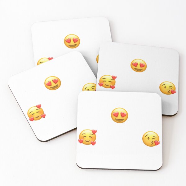 Item preview, Heart Face Emoji Sticker Pack designed and sold by Hallie Walker.