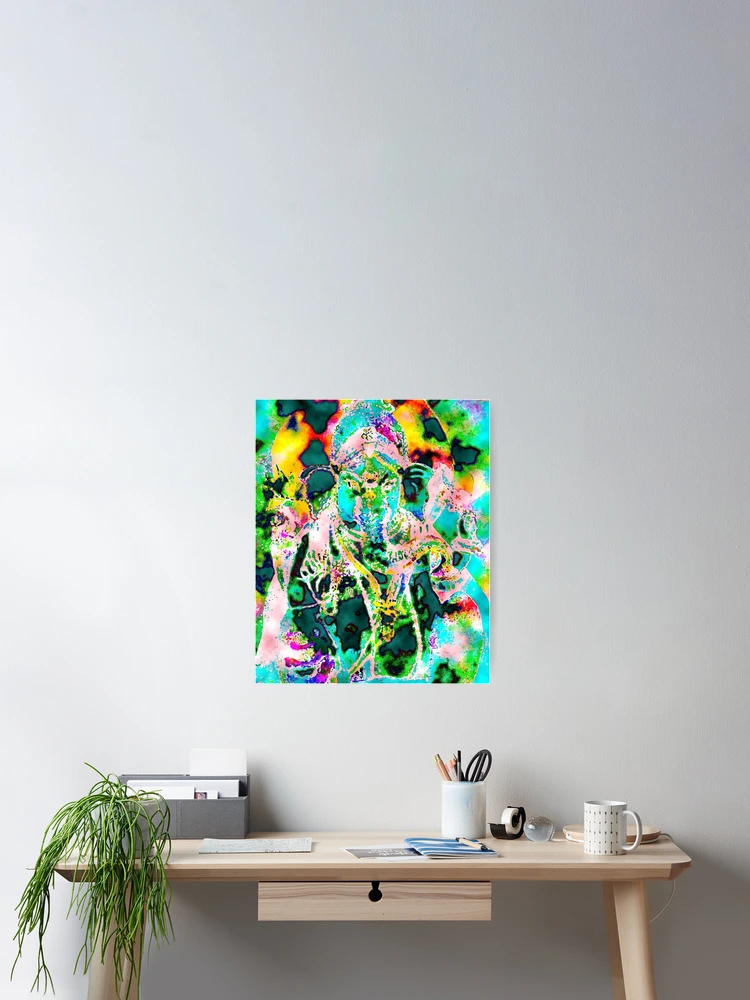 Thumbnail 2 of 3, Poster, Ganesh 2 designed and sold by InfinitePathArt.