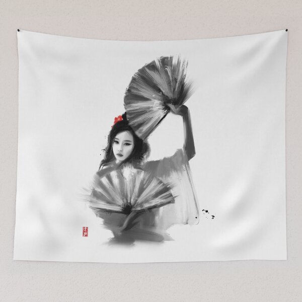 Item preview, Geisha Fan Dance designed and sold by ILYO-art.