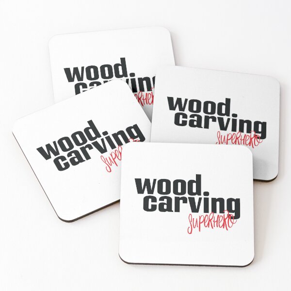 Item preview, Wood Carving Superhero Hobbyist Hobby Woodworking designed and sold by ProjectX23.
