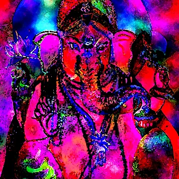 Artwork thumbnail, Ganesh by InfinitePathArt