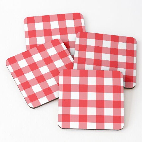 Item preview, Red & White Gingham Pattern designed and sold by TenomA.