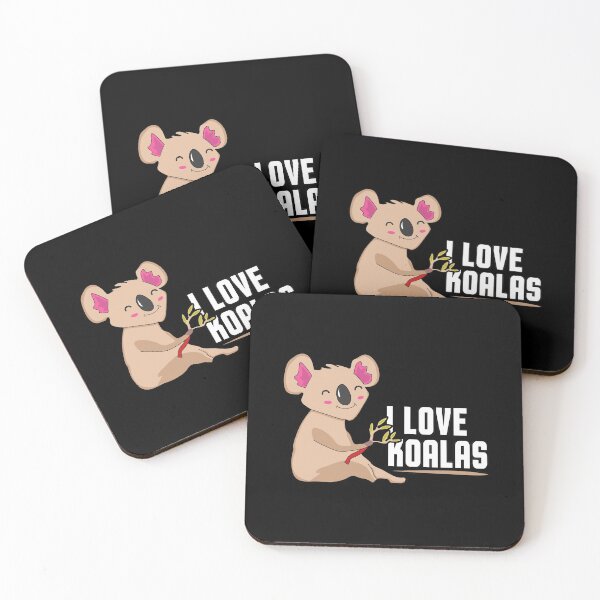 Item preview, I Love Koala Animals Koala Bear Wildlife Gift designed and sold by redshirtz.
