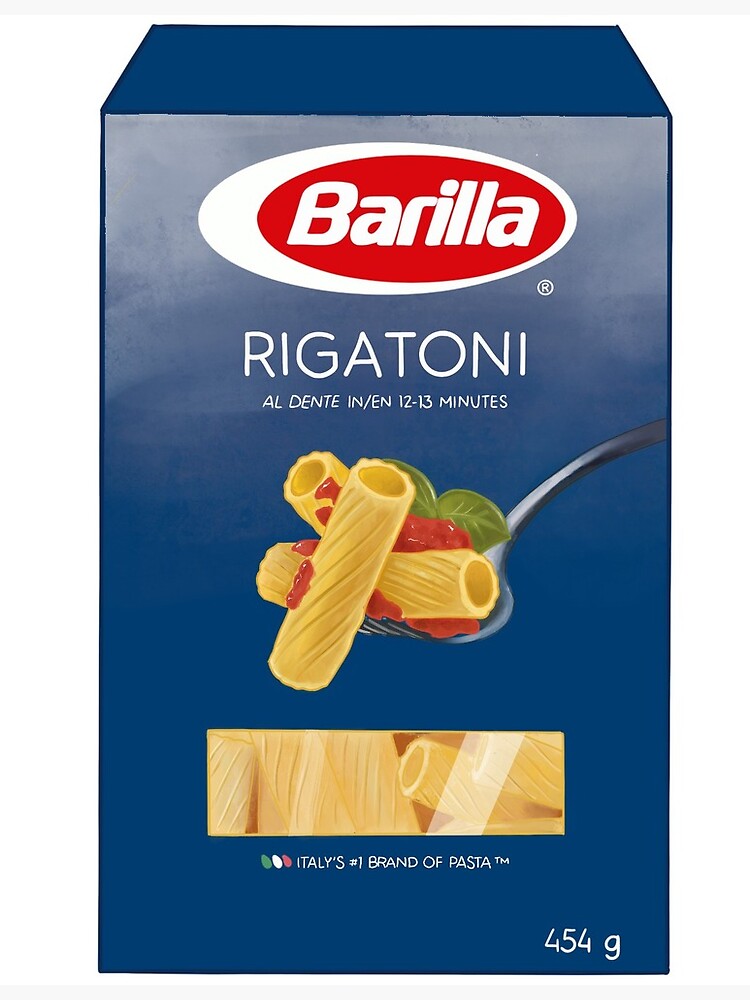 Rigatoni pasta box | Greeting Card