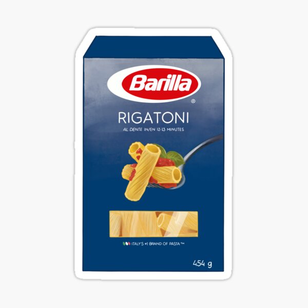 Rigatoni pasta box Sticker