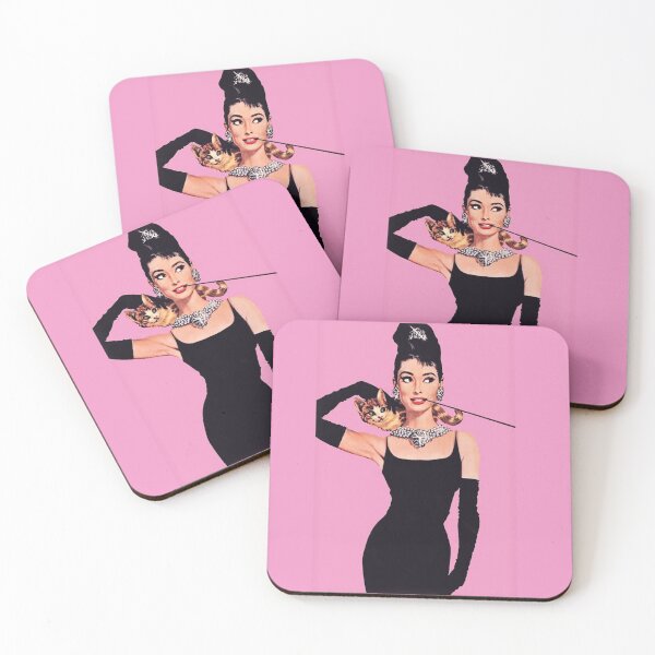 Item preview, Audrey Hepburn ( Holly Golightly) Breakfast of Tiffany's with Cat  designed and sold by MindChirp.