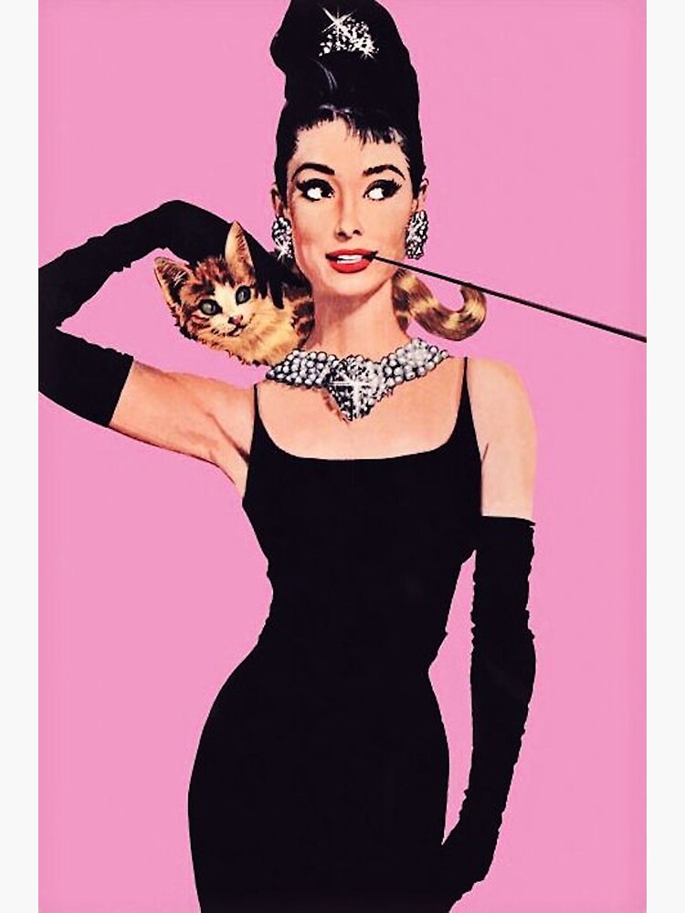 Audrey Hepburn ( Holly Golightly) Breakfast of Tiffany's with Cat