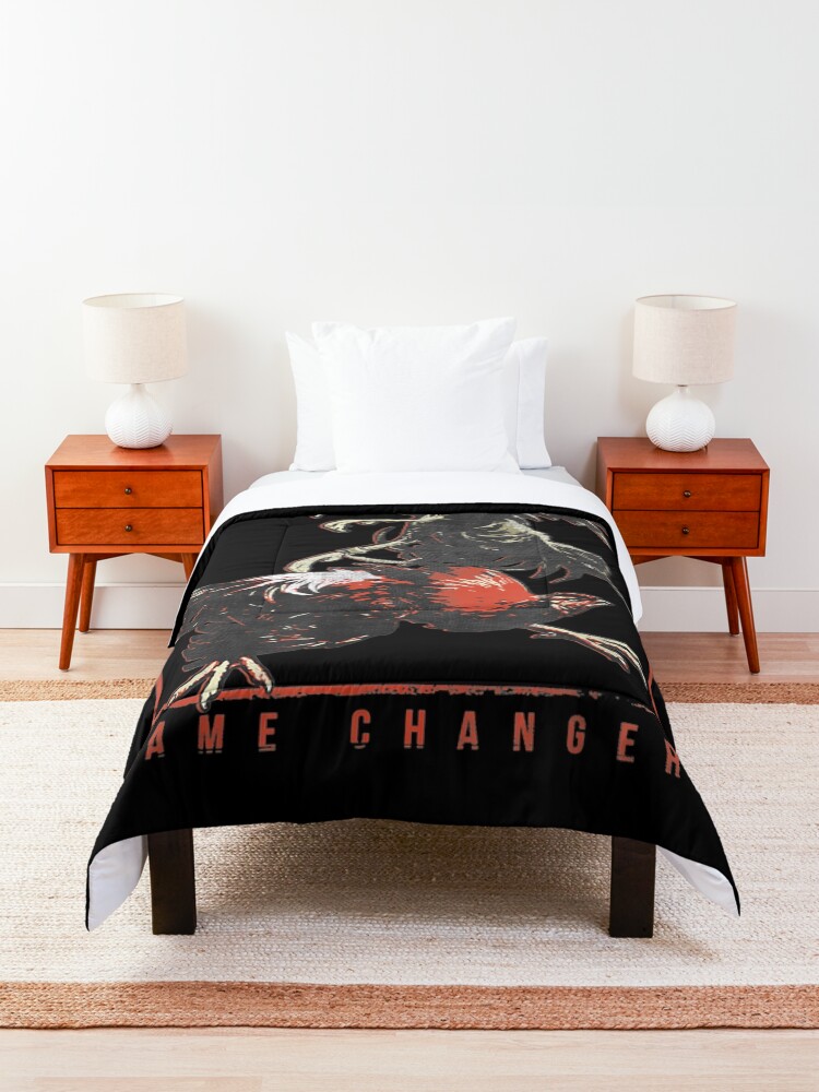 Alternate view of Vintage Cock Fight Shirt - Game Fowl Enthusiast Shirt Comforter
