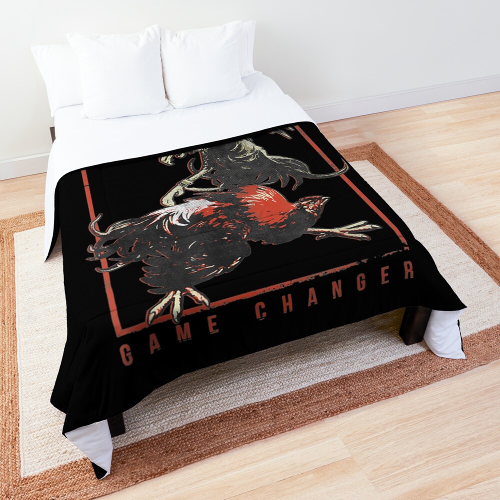 Vintage Cock Fight Shirt - Game Fowl Enthusiast Shirt Comforter