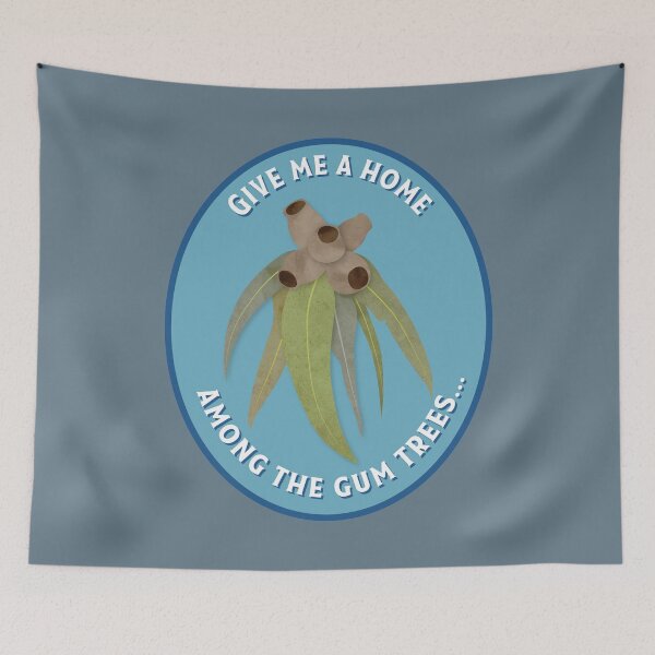 Item preview, Give me a home among the gum trees designed and sold by OwlishArts.