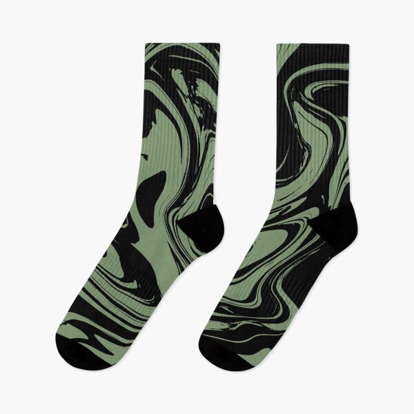 Item preview, Marbled Texture (sage on black) designed and sold by quinnhopp.