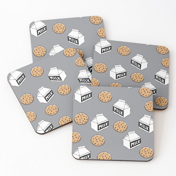 Item preview, milk and cookies - grey designed and sold by littlearrow.