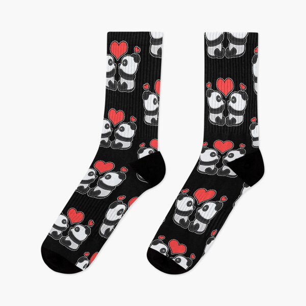 Item preview, Panda couple love hearts bear panda bear gift designed and sold by redshirtz.