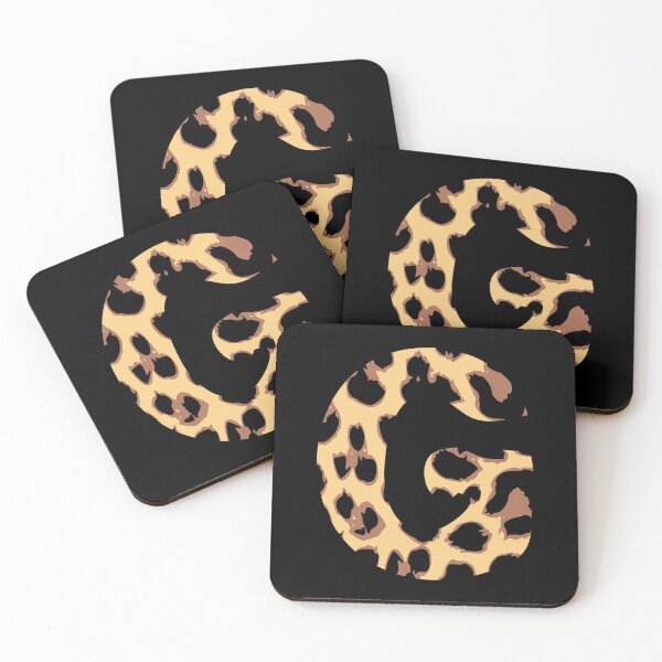 Item preview, Copy of Letter G Initial Cheetah Monogram Sticker designed and sold by Creative Brat Design Studio.