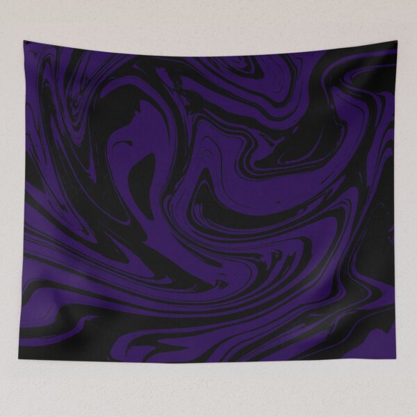 Item preview, Marbled Texture (deep violet on black) designed and sold by quinnhopp.