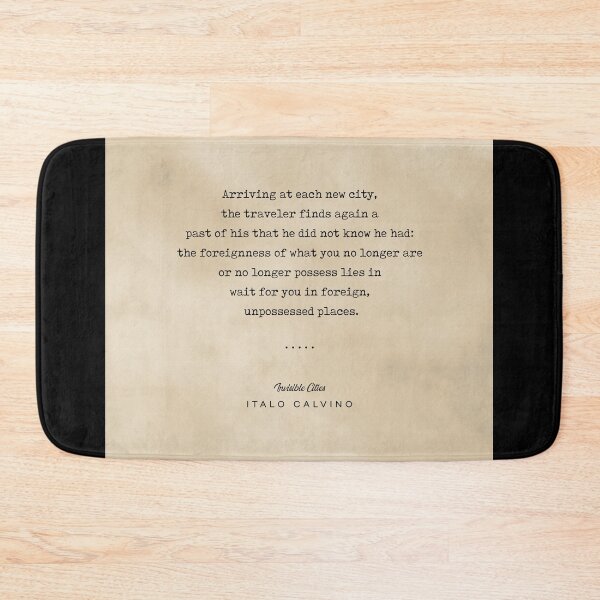 Item preview, Italo Calvino Quote 01 - Typewriter Quote on Old Paper - Minimalist Literary Print designed and sold by Studio Grafiikka.