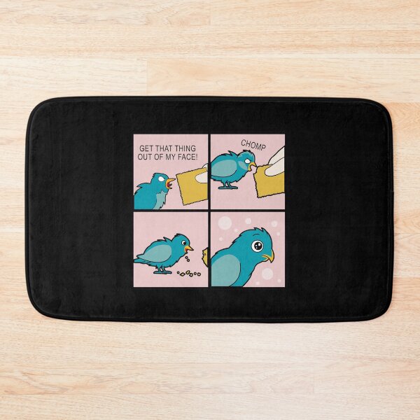 Item preview, Chomp bird meme biscuit funny gift idea designed and sold by redshirtz.
