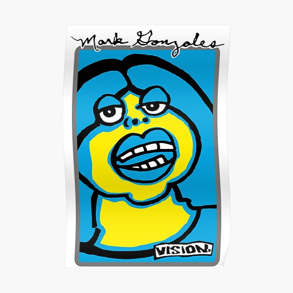 Mark Gonzales 'Woman' Old School Skate Graphic Poster